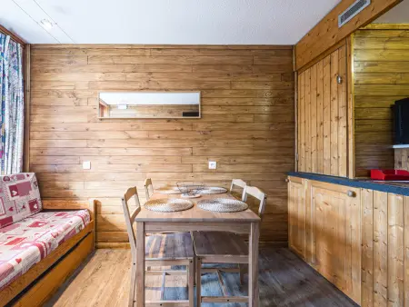Studio cabine rénové aux Arcs 1800, balcon sud-ouest, 4 pers. : photo 4
