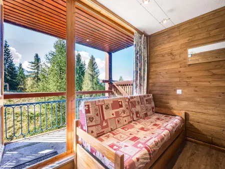 Studio cabine rénové aux Arcs 1800, balcon sud-ouest, 4 pers. : photo 8