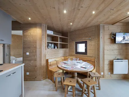 Appartement 4 pers. Val Thorens, vue station et ski à pied : photo 4