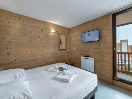 Appartement 4 pers. Val Thorens, vue station et ski à pied : photo 6