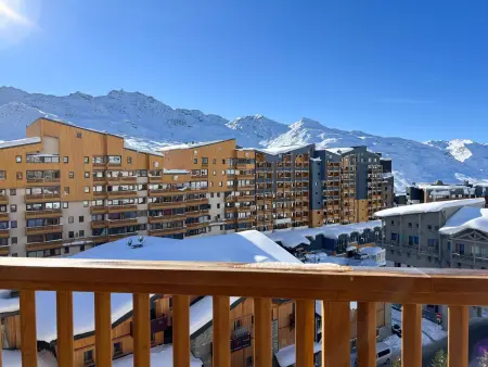 Appartement 4 pers. Val Thorens, vue station et ski à pied : photo 9