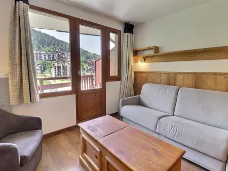 Location appartement à La Tania, Confortable 2 Pièces, Skis Aux Pieds, Animaux Admis