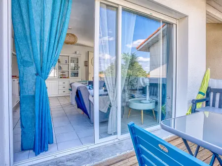Charmant T2 avec terrasse, climatisation et WIFI - Quartier résidentiel à Biscarrosse - Photo 4
