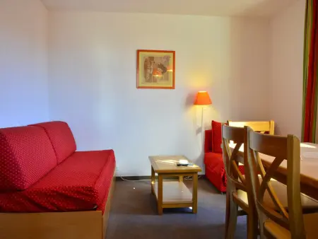 Location appartement à Bellentre, Appartement 2 pièces cabine pour 6 avec balcons et parking à Montchavin