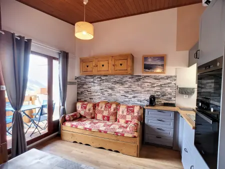 Studio rénové 4 pers aux Menuires, ski aux pieds - Photo 3