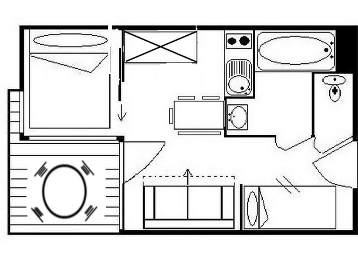 Appartement 2 pièces cabine | Départ skis aux pieds | Les Menuires - Photo 14
