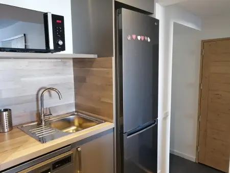 Appartement 3 pièces rénové aux Arcs 2000, balcon vue Mont Blanc : photo 2