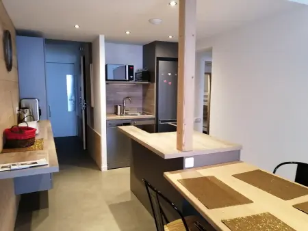 Appartement 3 pièces rénové aux Arcs 2000, balcon vue Mont Blanc : photo 4