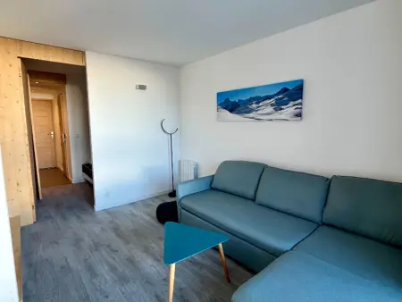 Appartement 3 pièces rénové aux Arcs 2000, balcon vue Mont Blanc : photo 9