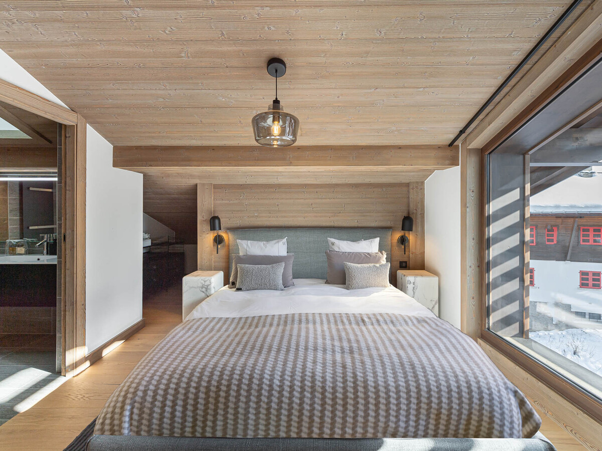 Penthouse 4 chambres avec piscine à Megève - Photo 7