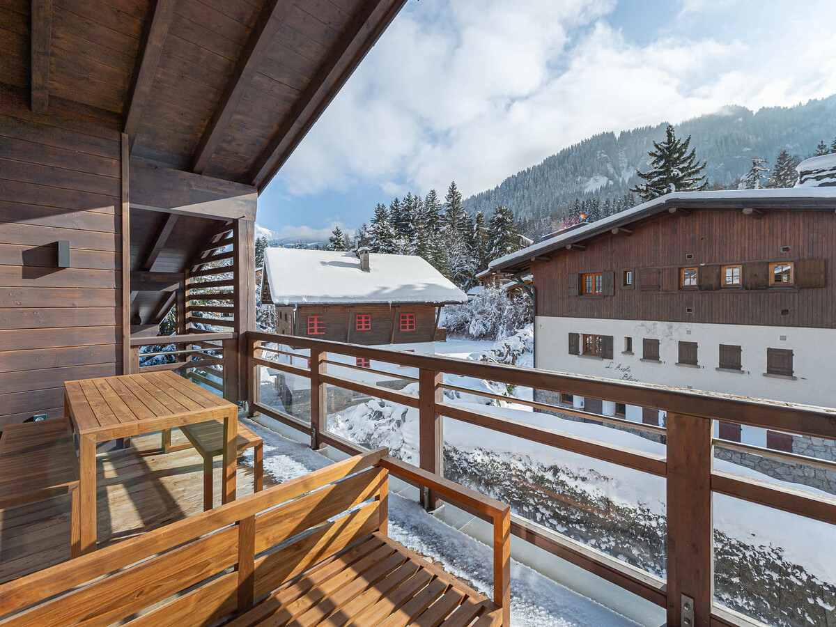 Penthouse 4 chambres avec piscine à Megève - Photo 13
