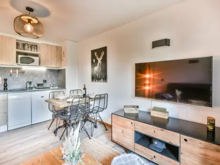 Location appartement à Les Gets, Appart rénové 4 pers, centre Les Gets, proche remontées, balcon, parking