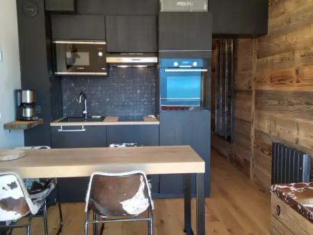 Location appartement à Crest Voland, Studio confortable 4 pers, proche pistes, centre et commerces