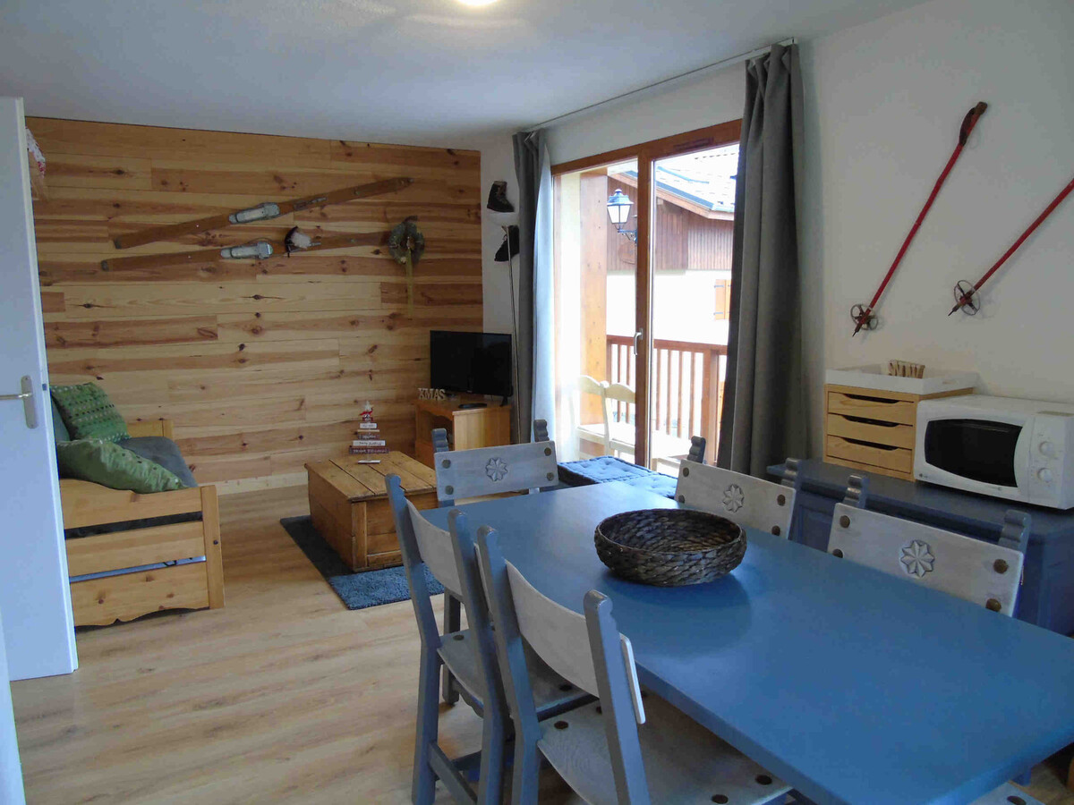 2 pièces + cabine 6 pers., 200m des pistes à Valfréjus - Photo 4