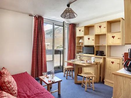 Location appartement à Les Menuires, Charmant studio 2 personnes au centre des Menuires