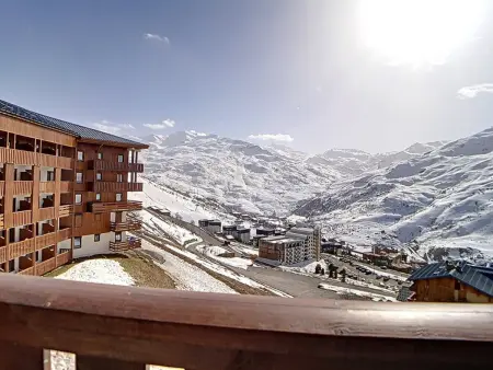 Duplex 3 pièces rénové aux Menuires, balcon sud et pistes à 100 m : photo 14