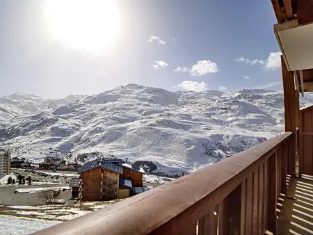 Duplex 3 pièces rénové aux Menuires, balcon sud et pistes à 100 m : photo 15