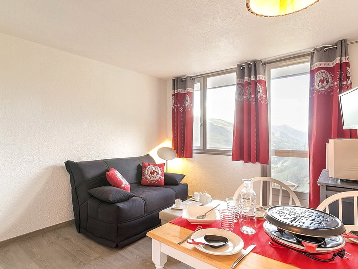 Studio 21 m² skis aux pieds, balcon vue montagnes - Photo 8