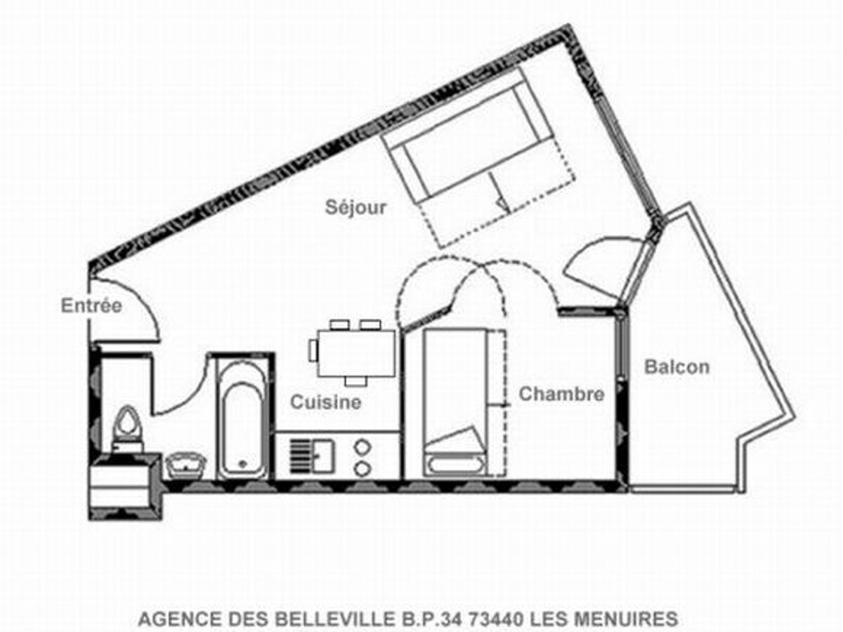 Appart 2 pièces 4 pers. balcon sud-est, 7e étage - Photo 16