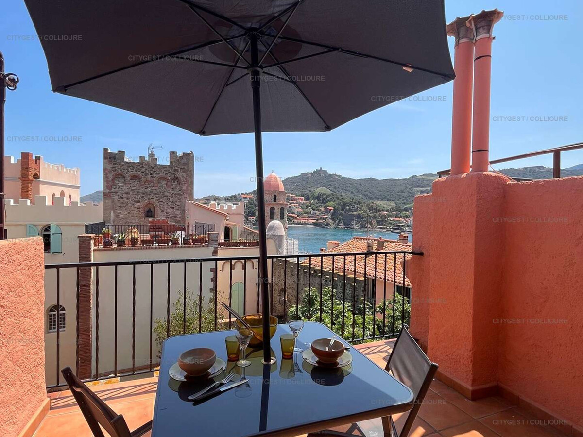 Appartement 2 pièces terrasse vue mer, centre Collioure - Photo 9