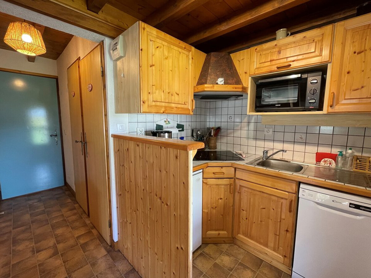 Appartement 4 pers. Crest-Voland, balcon vue pistes - Photo 5