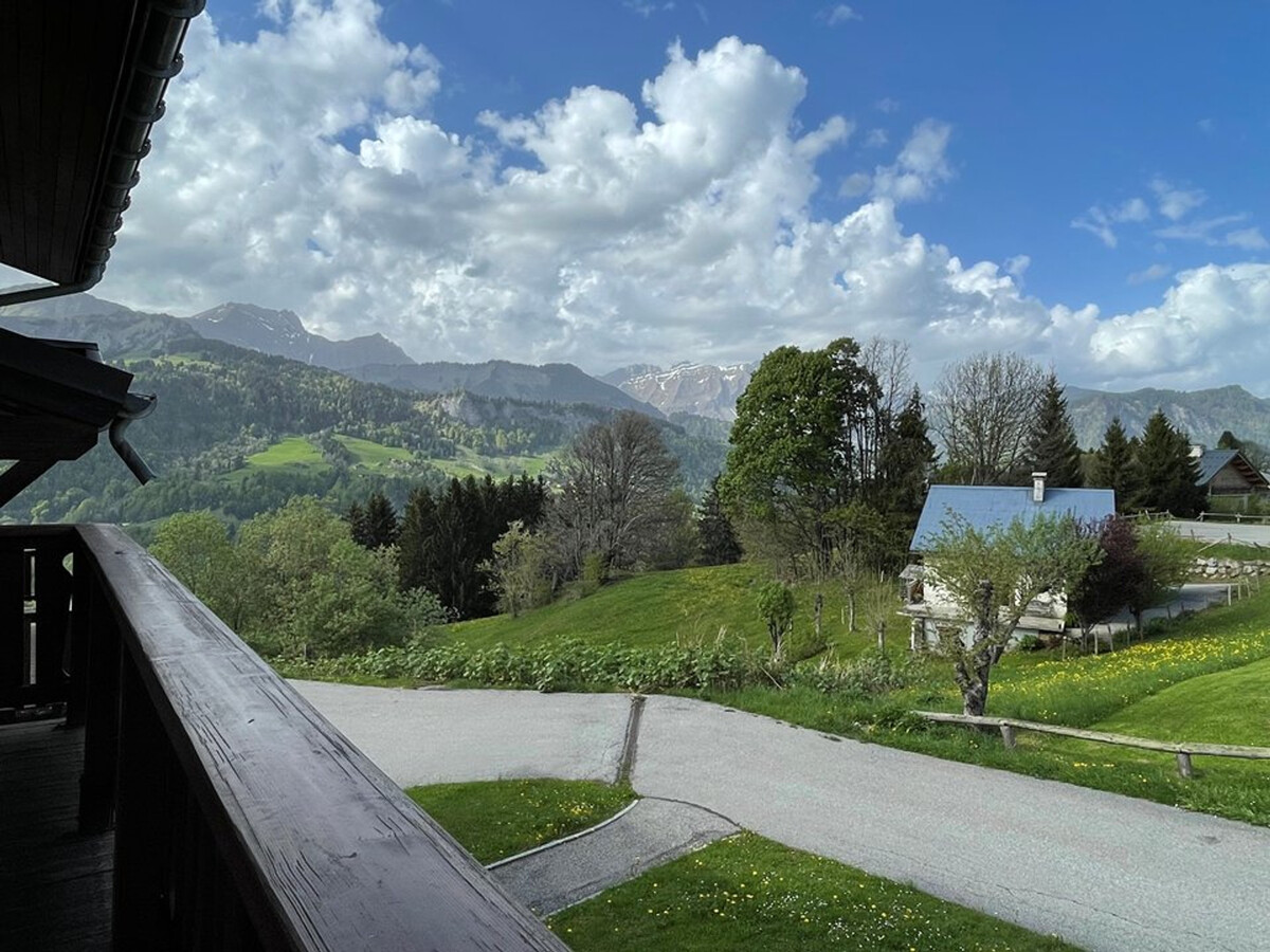 Appartement 4 pers. Crest-Voland, balcon vue pistes - Photo 10