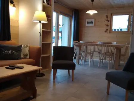 Appartement 6 pers, centre Crest-Voland, poêle à granules : photo 3