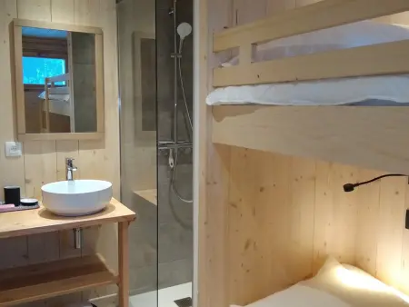 Appartement 6 pers, centre Crest-Voland, poêle à granules : photo 6