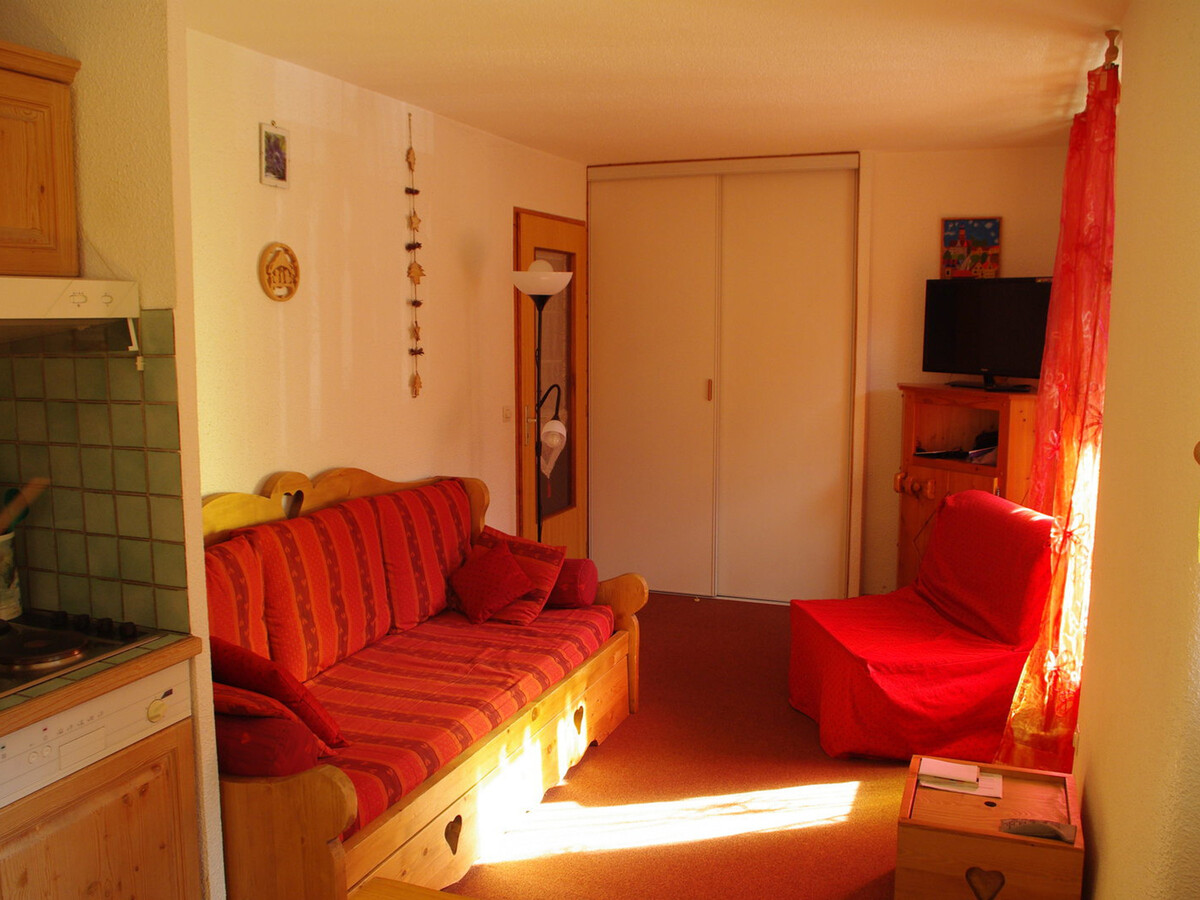 Studio 3 pers animaux acceptés, balcon à Valloire - Photo 1