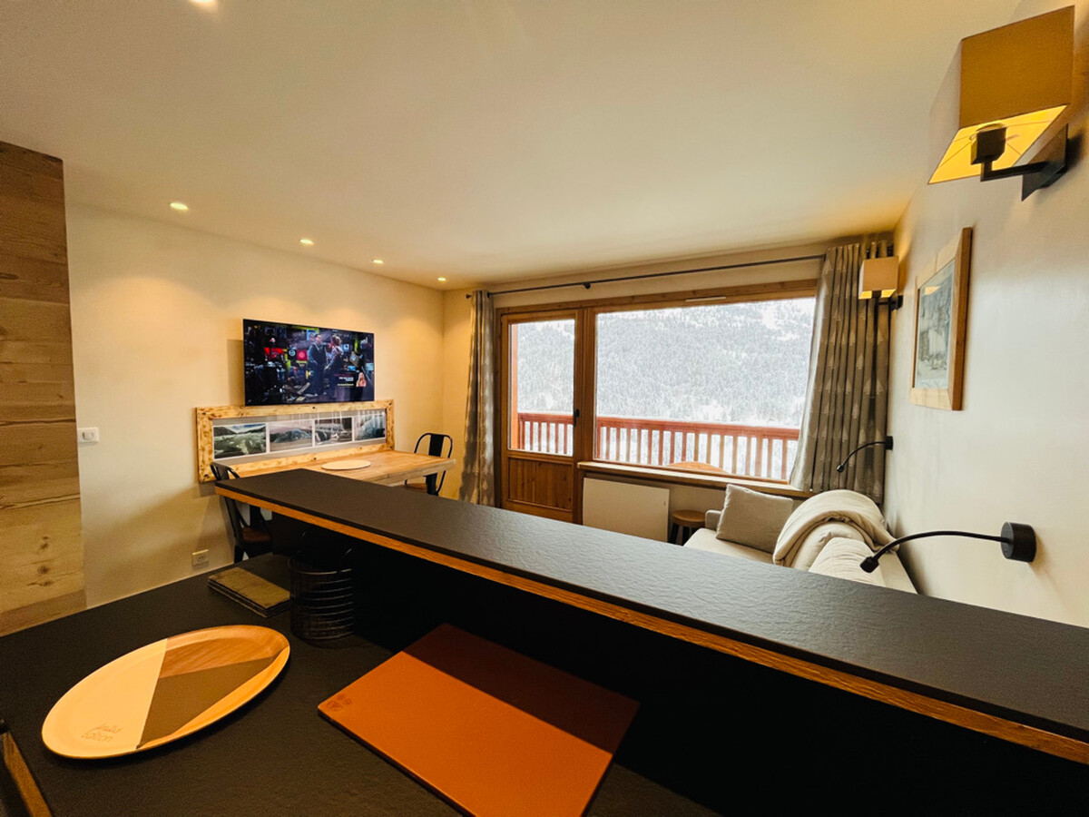 Studio rénové ski-in/ski-out avec balcon, Méribel - Photo 3
