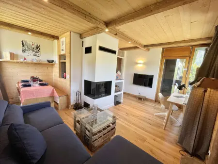 Location appartement à Megève, Appartement 3 pièces + cabine à Megève, 6 couchages, proche pistes et téléphérique