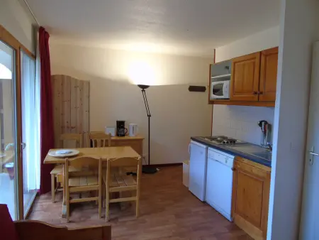 Charmant 2 pièces à Valfréjus, balcon ouest, proche télésièges et commerces, idéal 4 personnes - Photo 1
