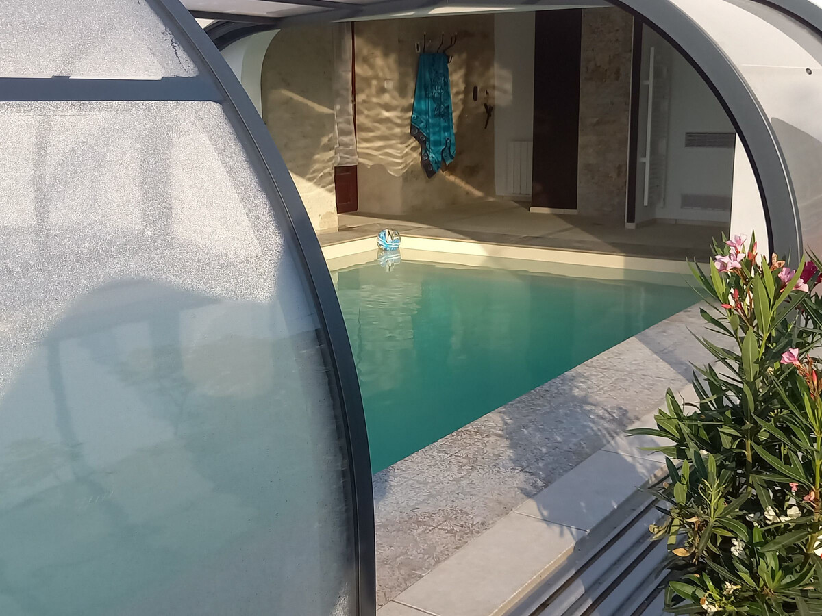 Gîte 8 pers. piscine chauffée toute l'année à Challans - Photo 10