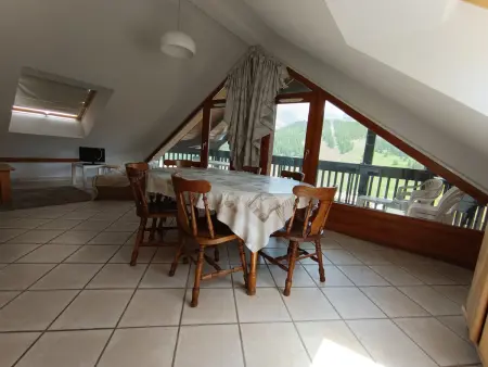 Duplex 6 pers. à Montgenèvre, balcon et skibus gratuit : photo 4