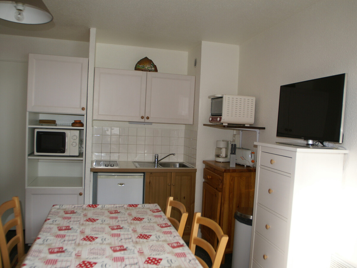 Studio cabine 4 pers aux Adrets-Prapoutel, balcon sud - Photo 5