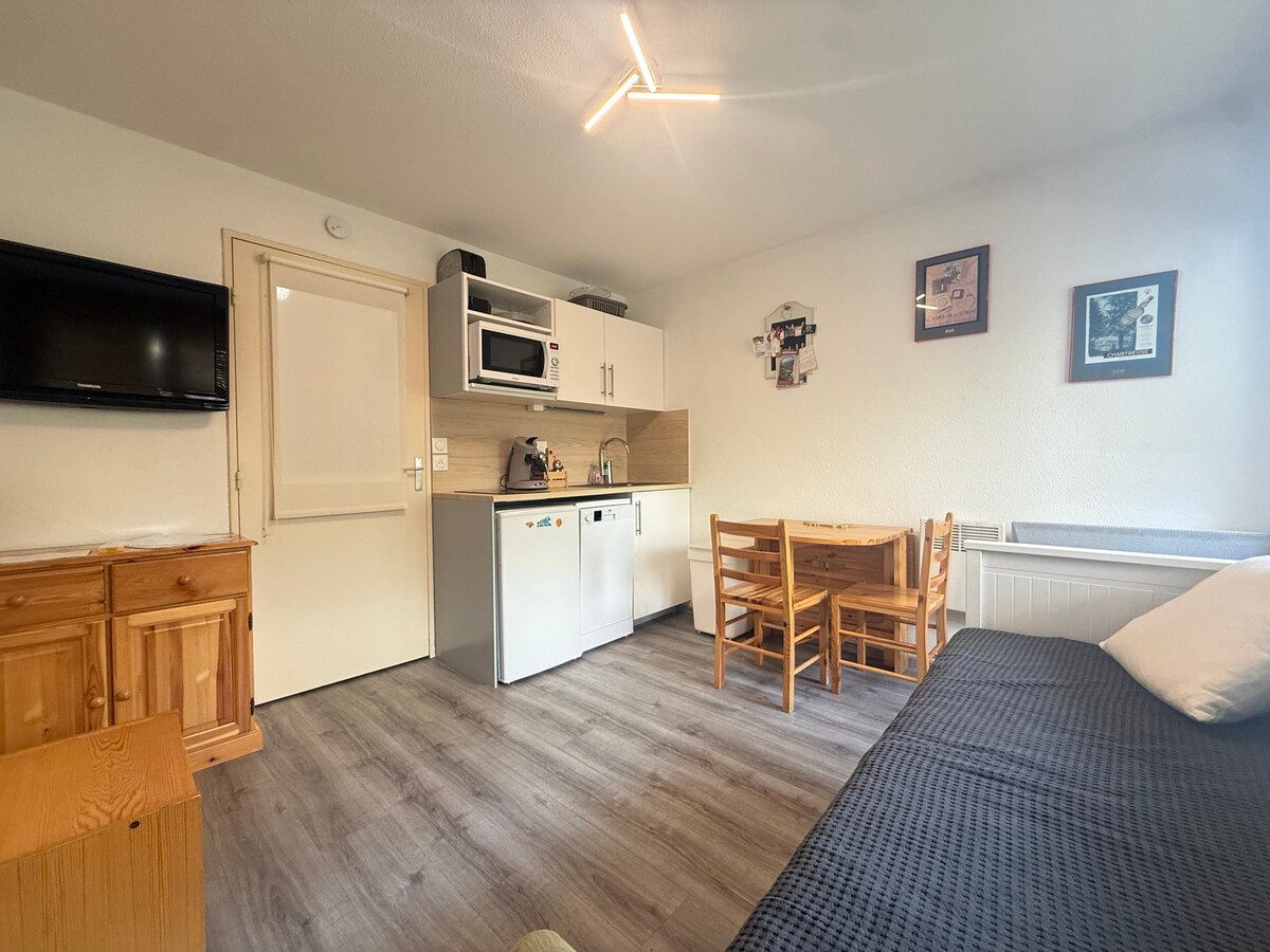 Studio cabine 4 pers avec balcon aux Adrets-Prapoutel - Photo 2