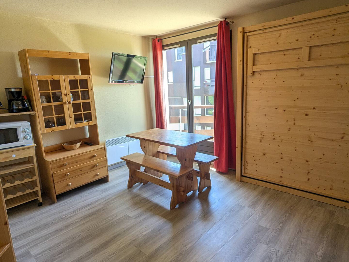 Studio cabine 4 pers aux pieds des pistes avec balcon - Photo 1