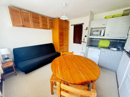 Studio cabine avec balcon et vue butte, Les Adrets-Prapoutel : photo 2