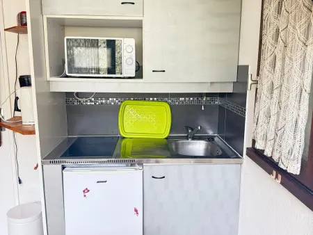 Studio cabine avec balcon et vue butte, Les Adrets-Prapoutel : photo 4
