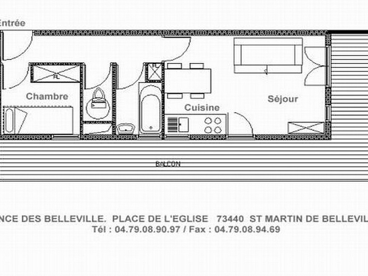 Appartement 2 pièces balcon ouest · Saint-Martin-de-Belleville - Photo 13