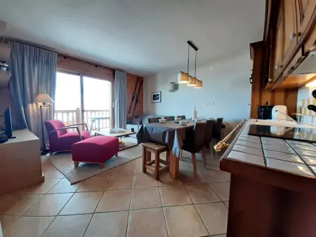 Appartement 3 pièces avec balcon plein sud, pieds des pistes aux Arcs 1800 : photo 3