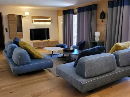 Location appartement à Montvalezan La Rosière, Appartement lumineux à La Rosière avec jardin et spa