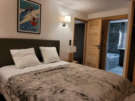 Appartement lumineux à La Rosière avec jardin et spa : photo 4