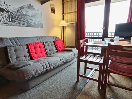 Location appartement à Chamrousse, Joli studio pour 4 personnes avec parking couvert