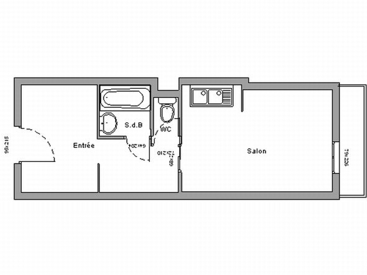 Studio cabine 21m² balcon Sud-Ouest, 5 personnes - Photo 3