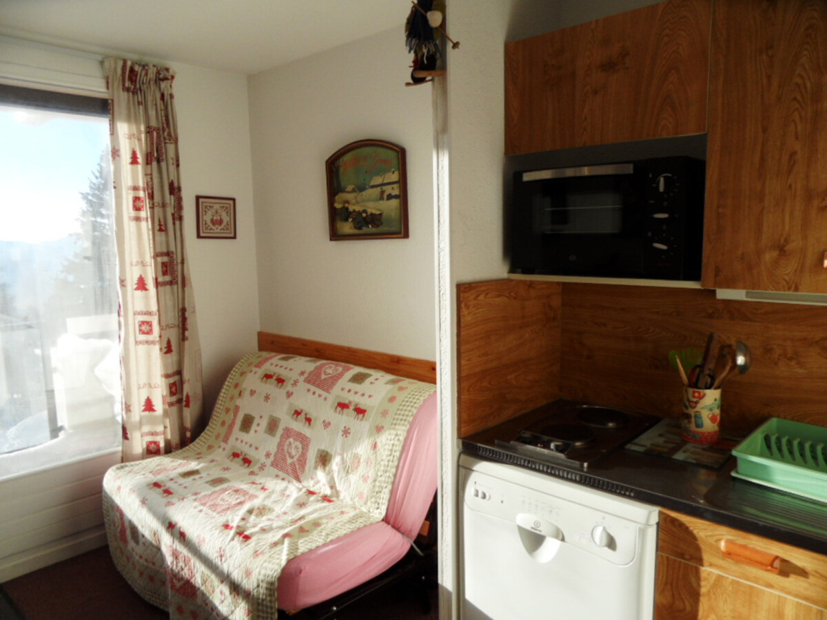 Studio cabine 4 pers. balcon Sud-Ouest à Chamrousse - Photo 1