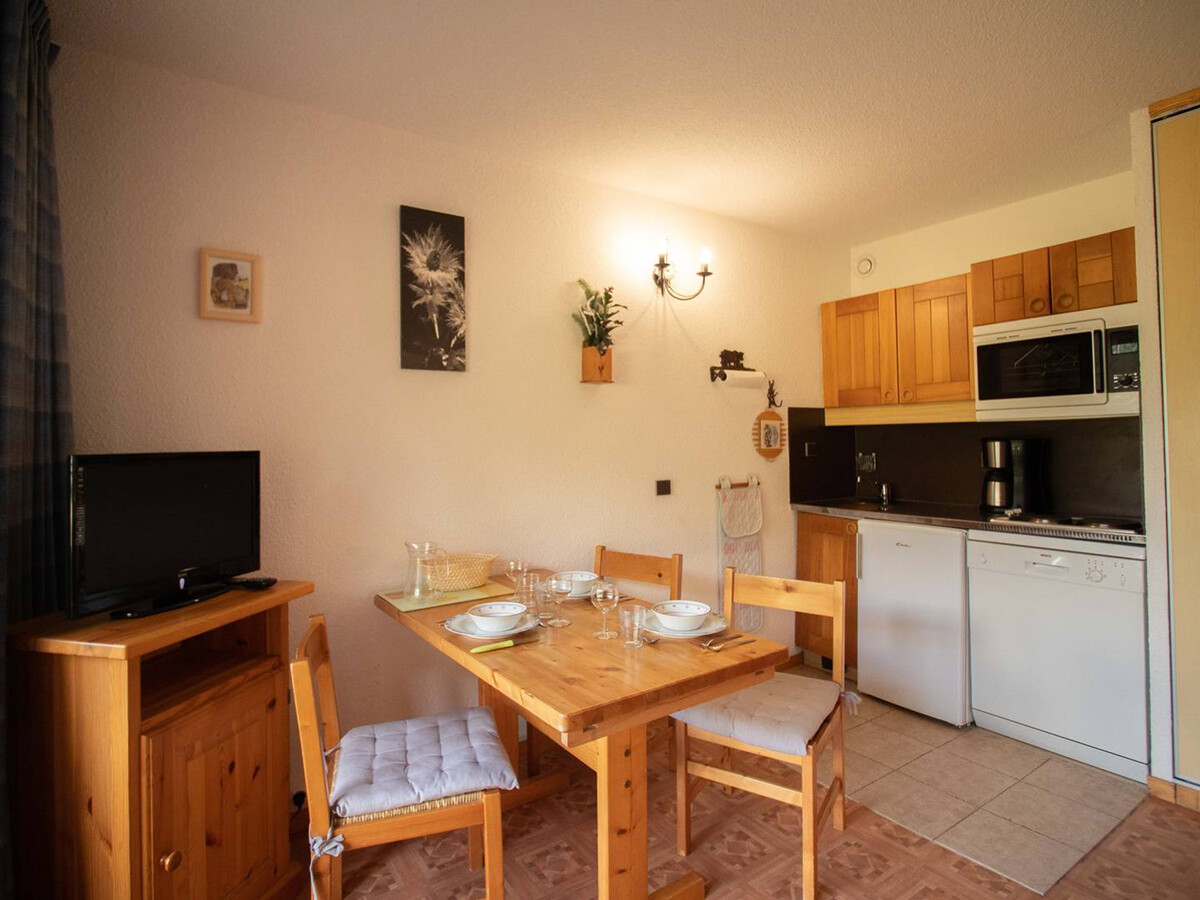 Studio 18m² terrasse piste, accès direct skis à Valmorel - Photo 3