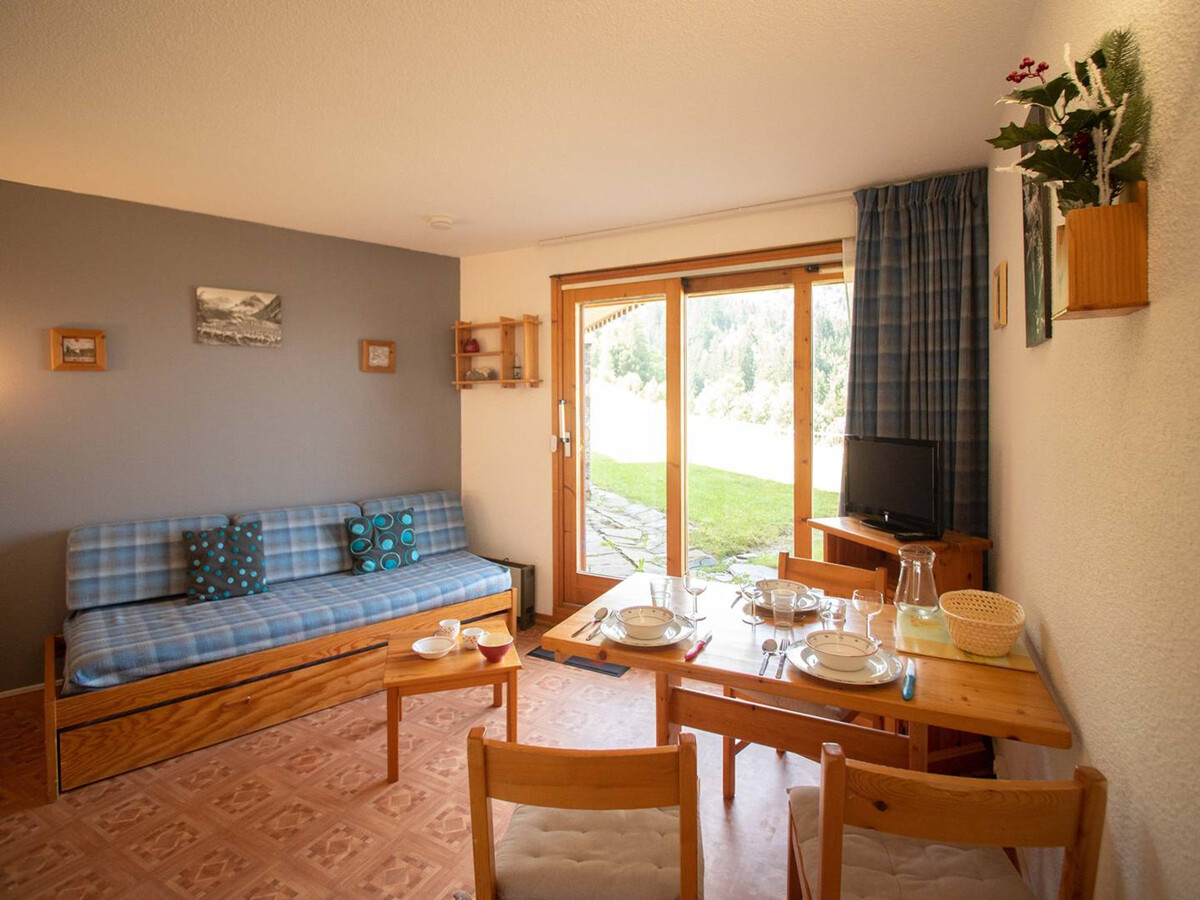 Studio 18m² terrasse piste, accès direct skis à Valmorel - Photo 4