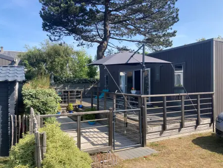 Location mobil home à Jullouville, Mobil-home tout confort 6 pers., 3 ch., 2 sdb, plage à 200m, piscine chauffée, fitness, terrasse