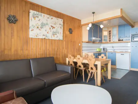 Location appartement à Tignes, 3 pièces au pied des pistes à Tignes, 6-8 pers, balcon sud